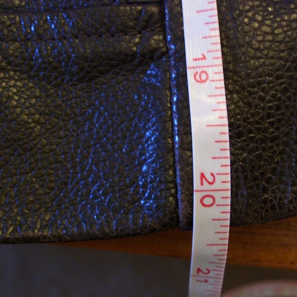 BCBG  Max Azria pebbled leather aviator flight jacket size 2 /4 /xxs/ xs - Picture 6 of 11